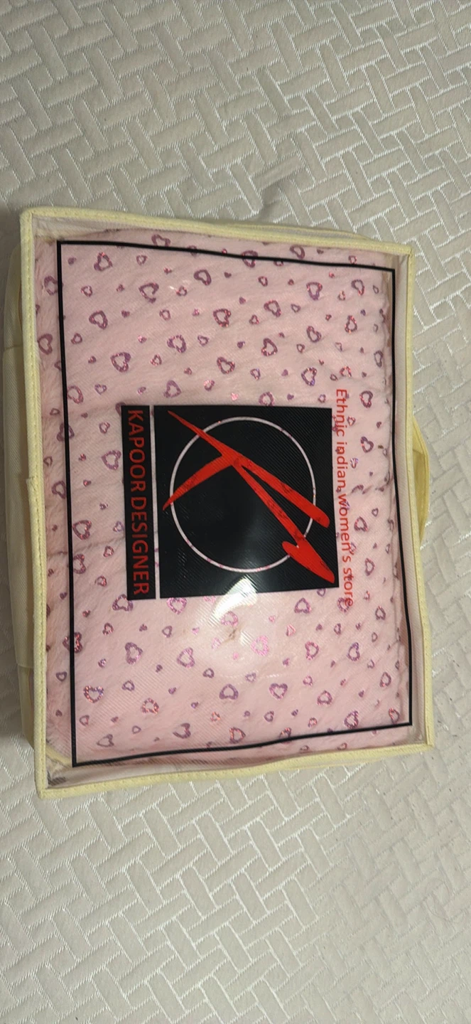 KAPOOR DESIGNER Pink Heart Print girl frock - photo 5