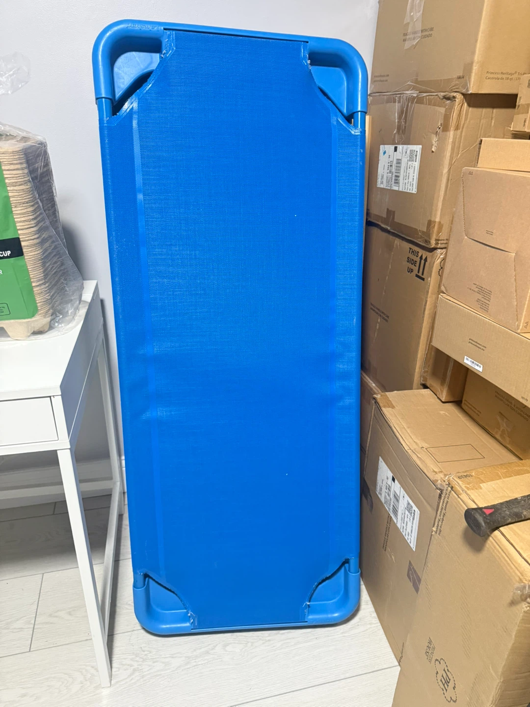 Blue Cot Bed