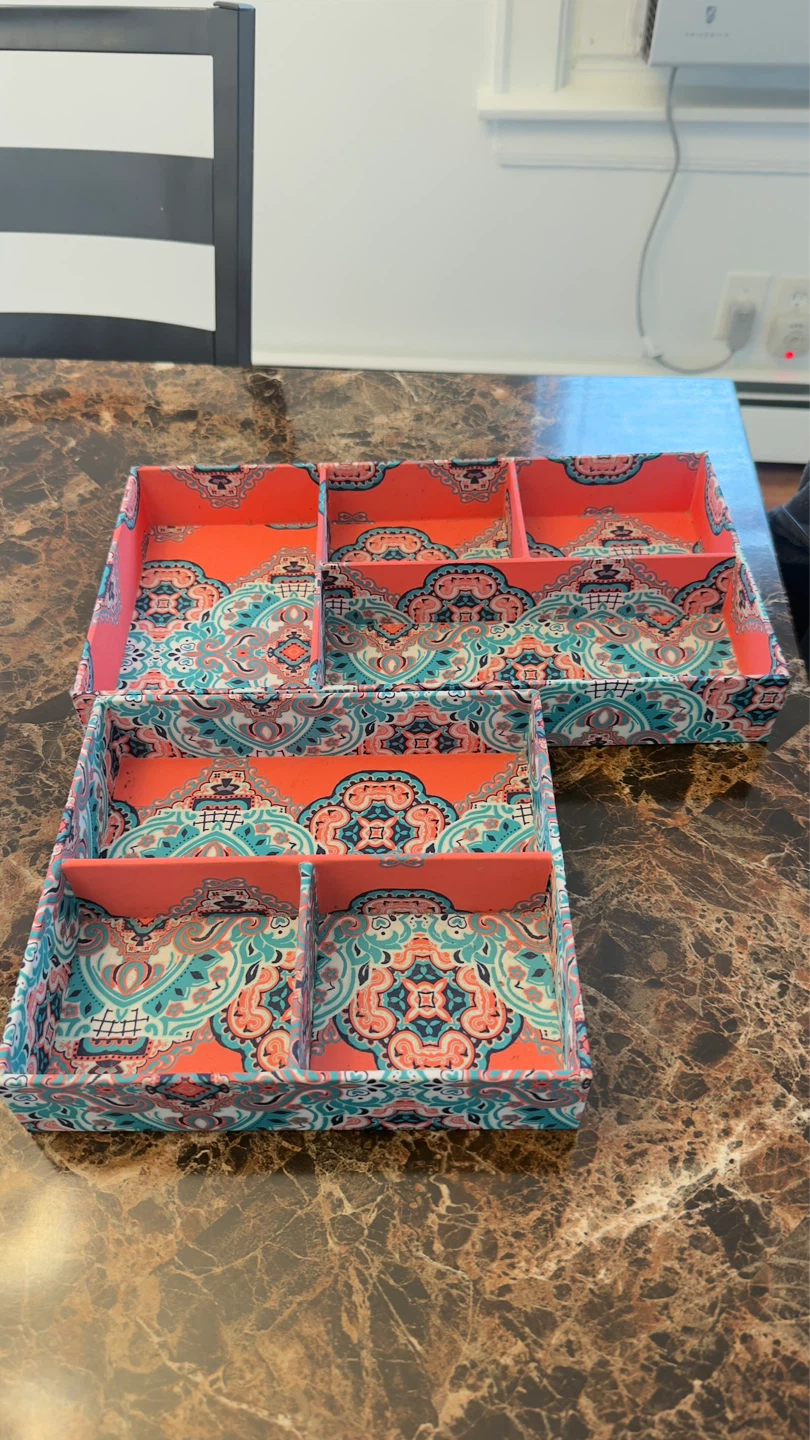 Decorative Storage Trays Set