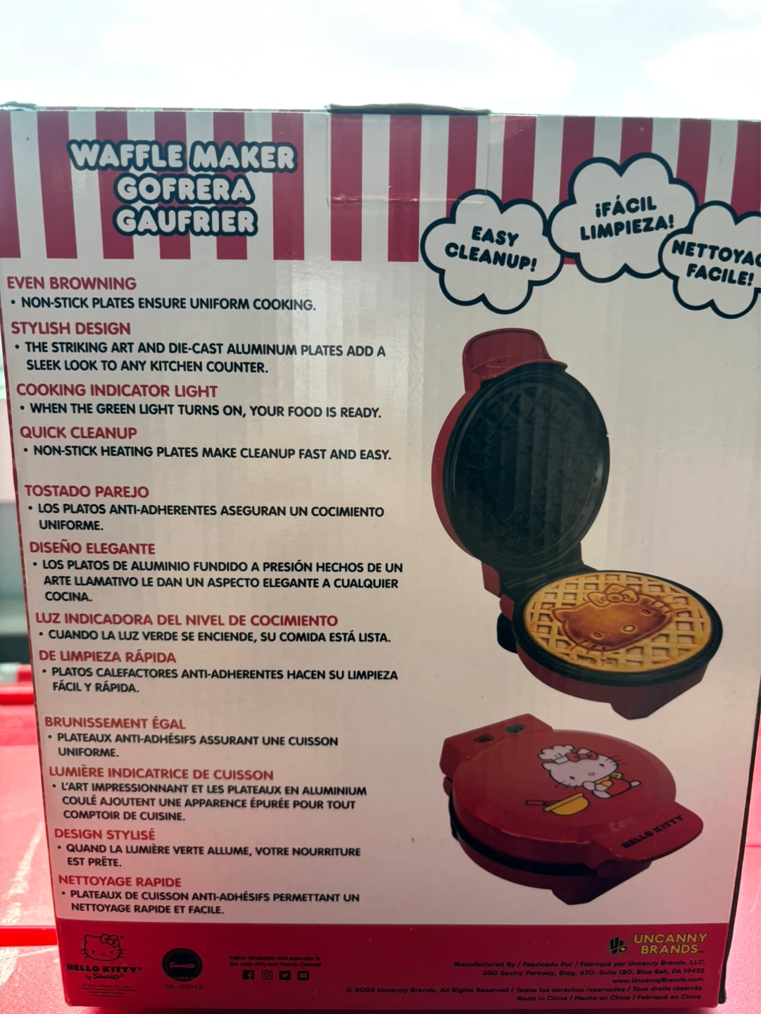 Hello Kitty Waffle Maker - photo 2