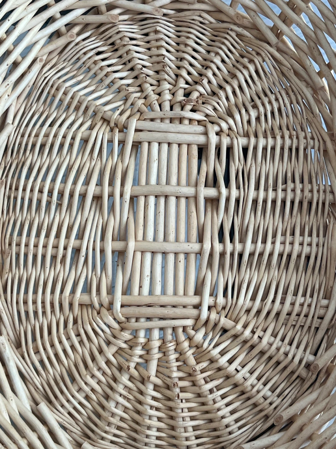 Woven Wicker Basket with Wooden Handles - photo 4
