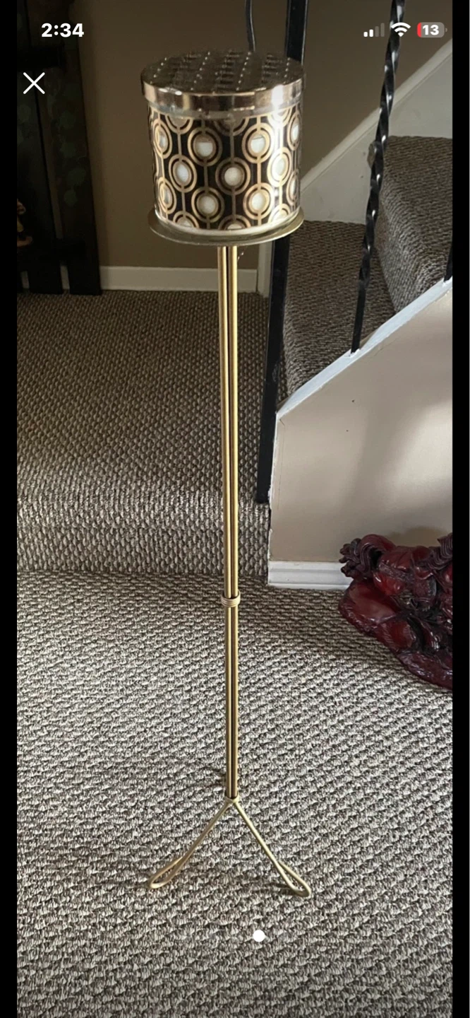 Vintage Gold Candle Stand - photo 3