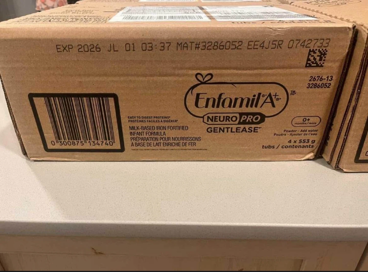 Enfamil A+ Neuro Pro Gentlease Infant Formula - 4 x 553g Tubs - photo 3