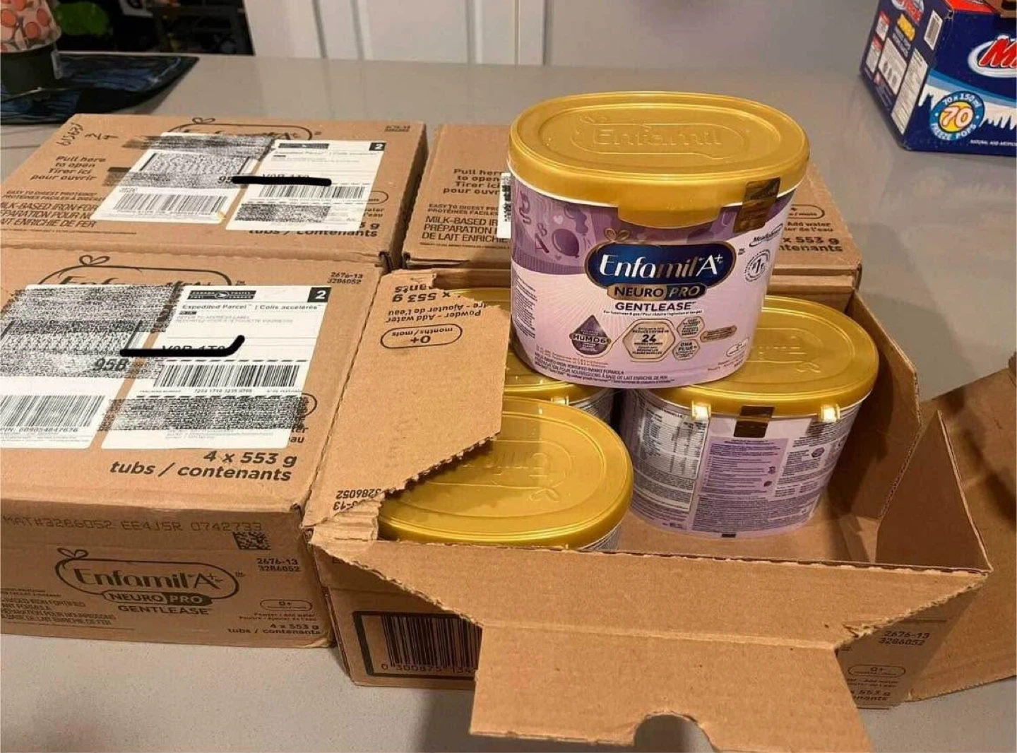 Enfamil A+ Neuro Pro Gentlease Infant Formula - 4 x 553g Tubs - photo 2