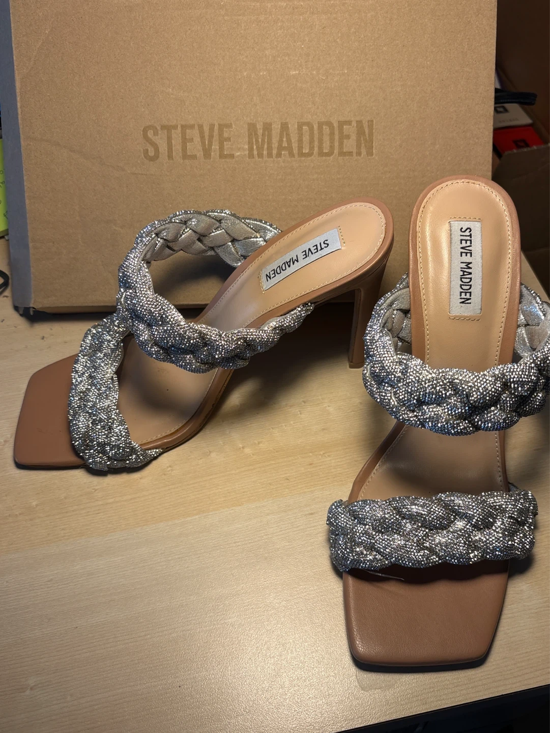 Steve Madden Kenley Rhinestone Heels Size 11
