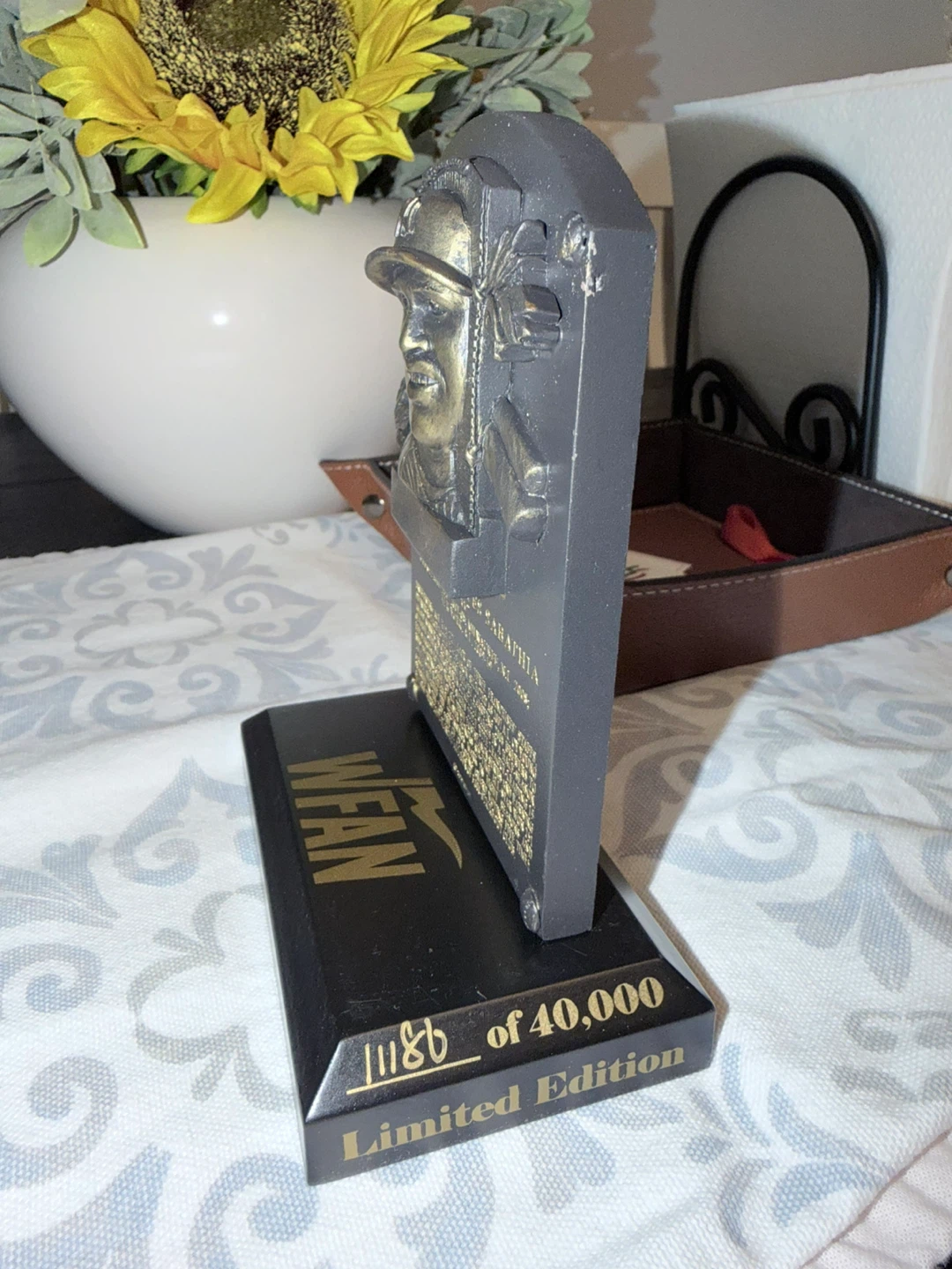CC Sabathia Limited Edition WFAN Baseball Memorabilia Plaque - photo 3