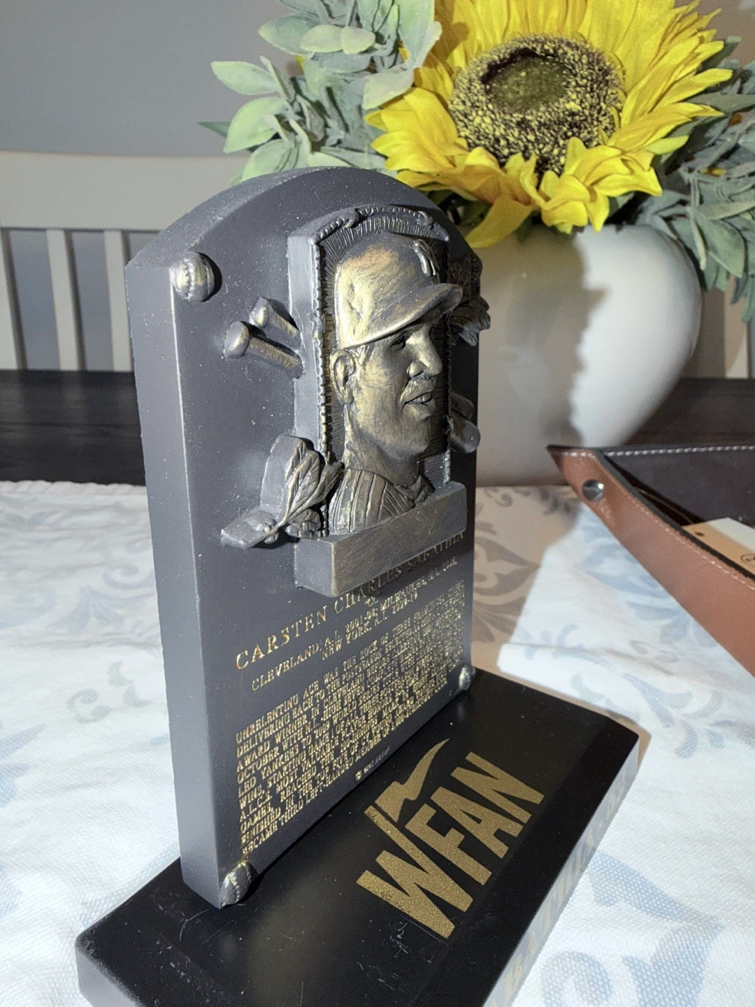 CC Sabathia Limited Edition WFAN Baseball Memorabilia Plaque - photo 2