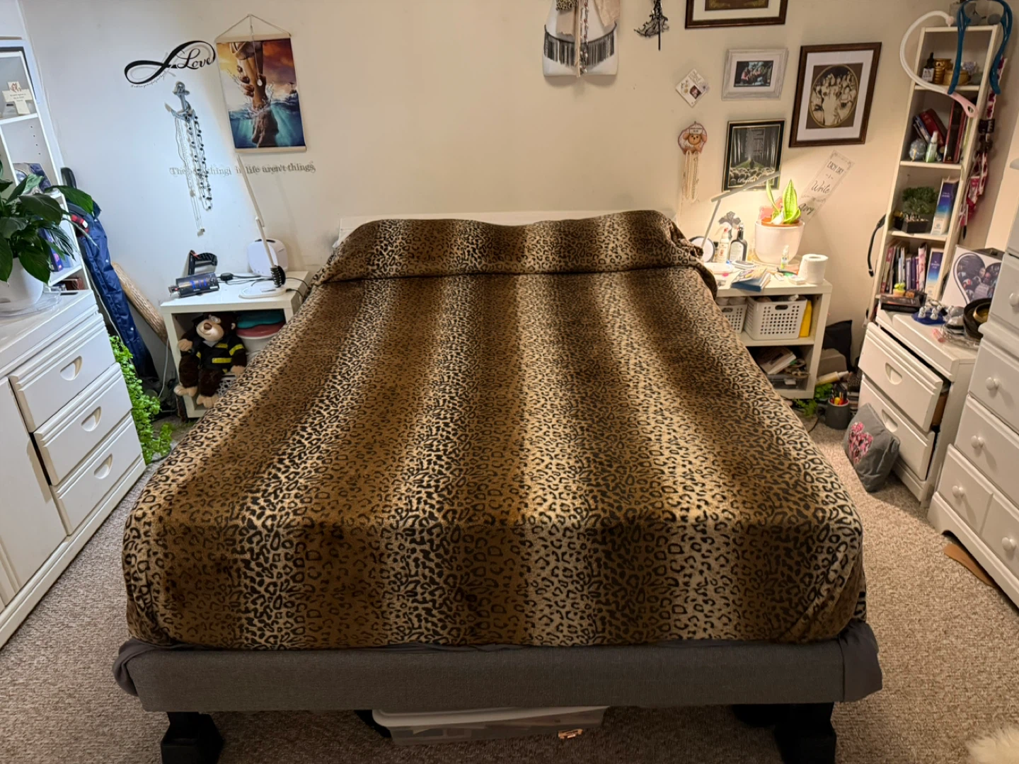 QUEEN SIZE ENDY & UPHOLSTERED FRAME