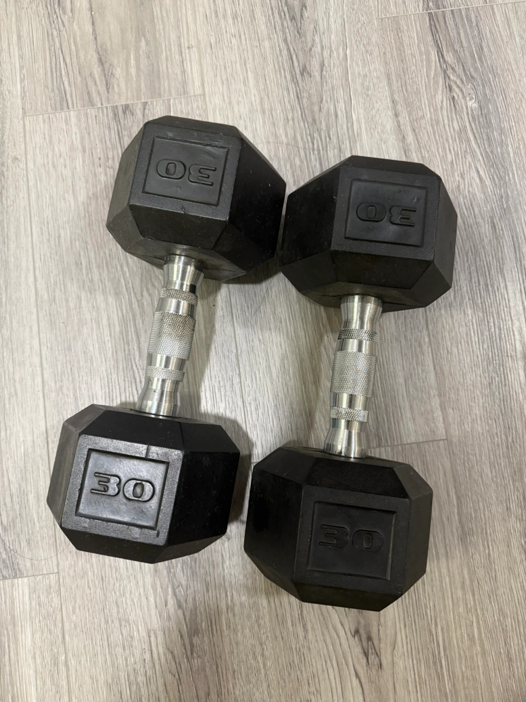 [SALE] Pair of 30lb Hex Dumbbells