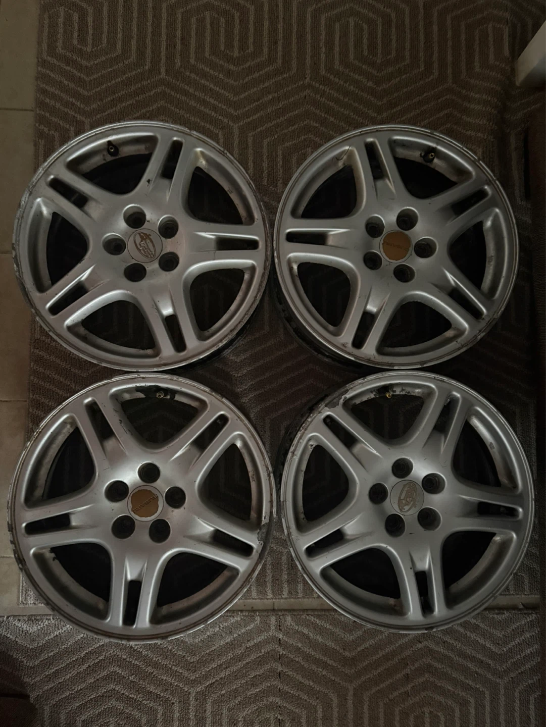 Set of 4 Subaru Alloy Wheels