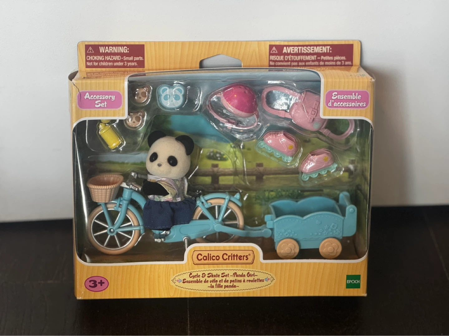 Calico Critters Cycle & Skate Set - Panda Girl