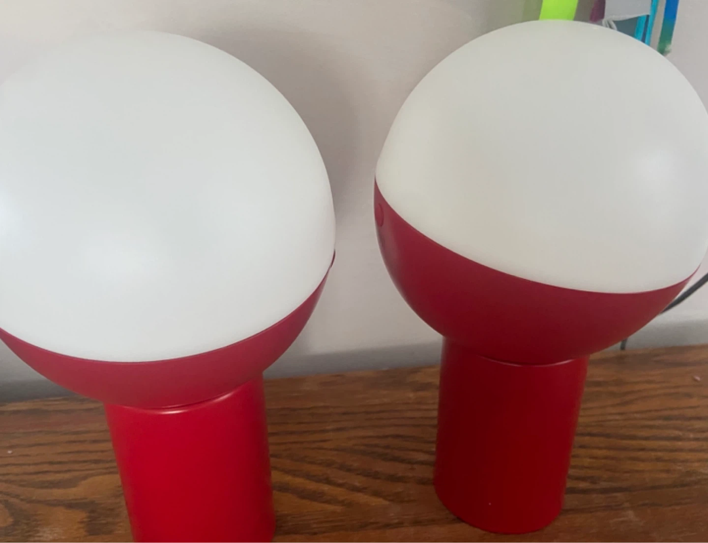 IKEA SOLVINDEN LED Decorative Light - Globe Red 25 cm