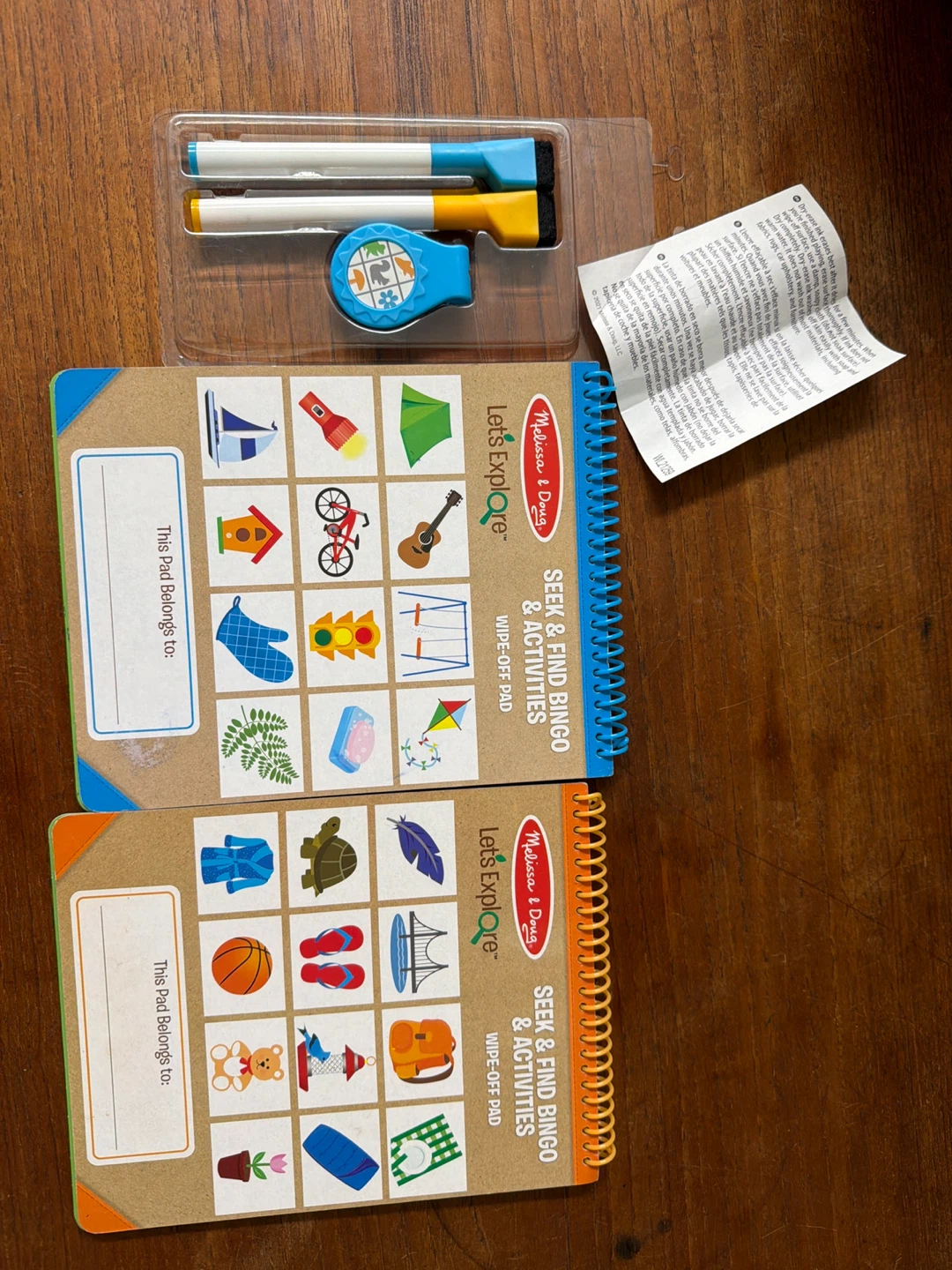 Seek & Find Bingo Wipe-Off Activity Pad Set - photo 4