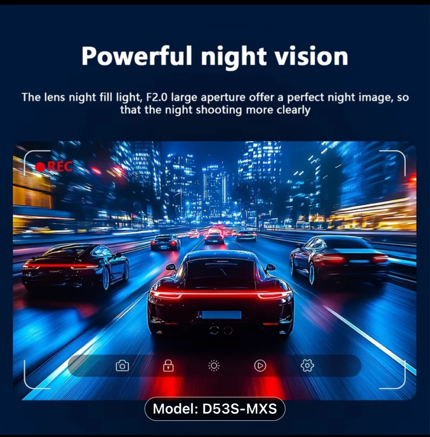 Dual Lens Dash Cam - Model D53S-MXS - photo 5