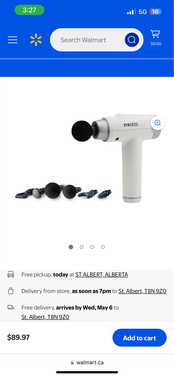 HOMEDICS Percussion Massage Gun