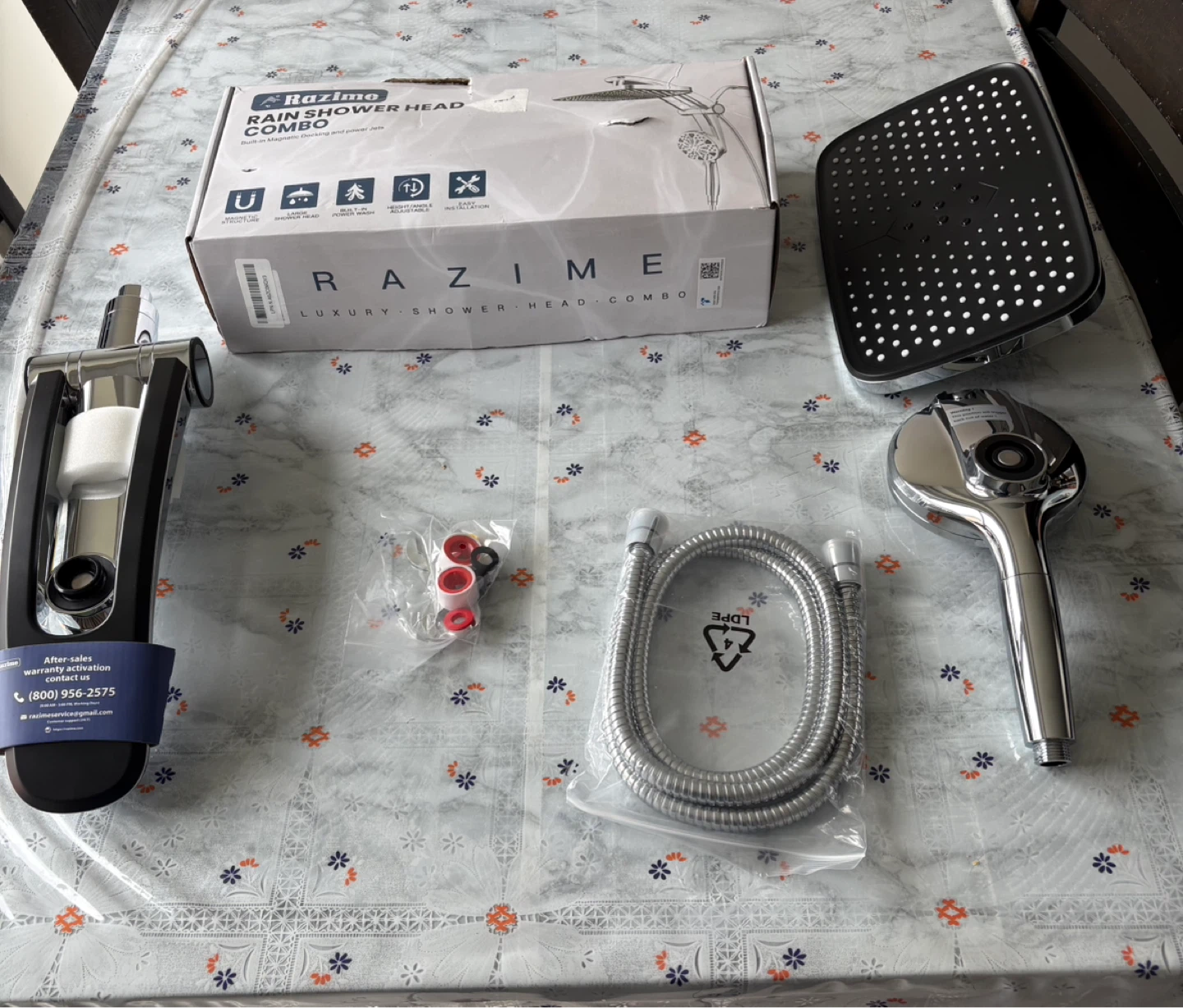 Razime Rain Shower Head Combo – New / Open Box