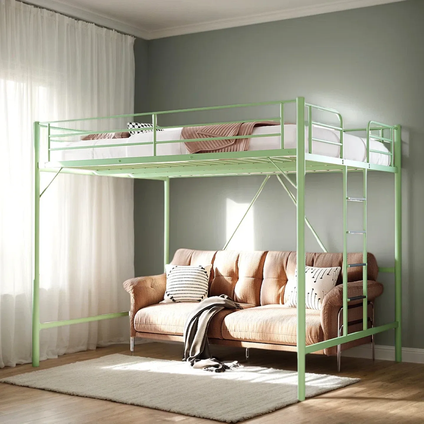 Green Loft Bed - Full Size - photo 2