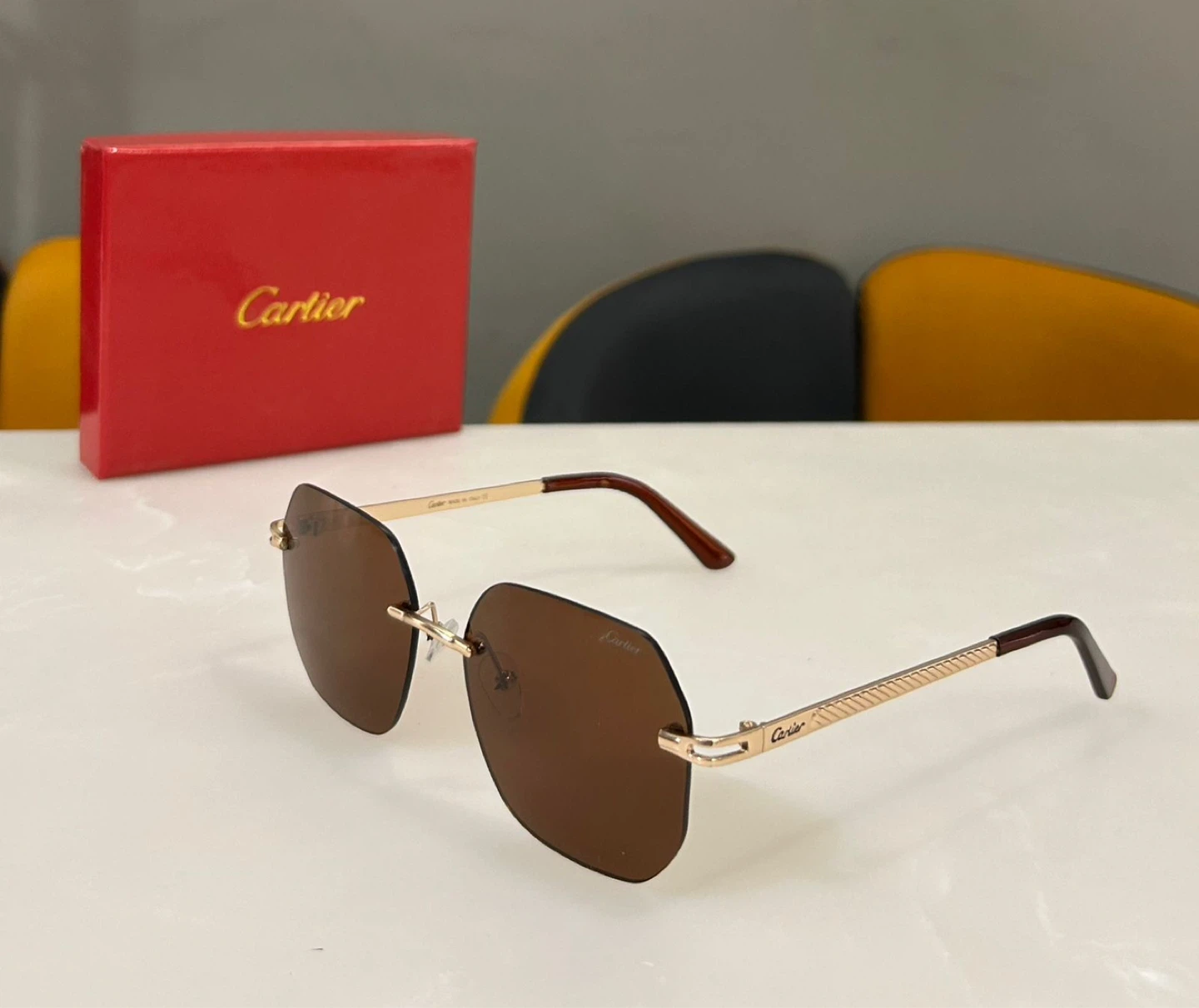 Cartier Rimless Photochromic Sunglasses - photo 4