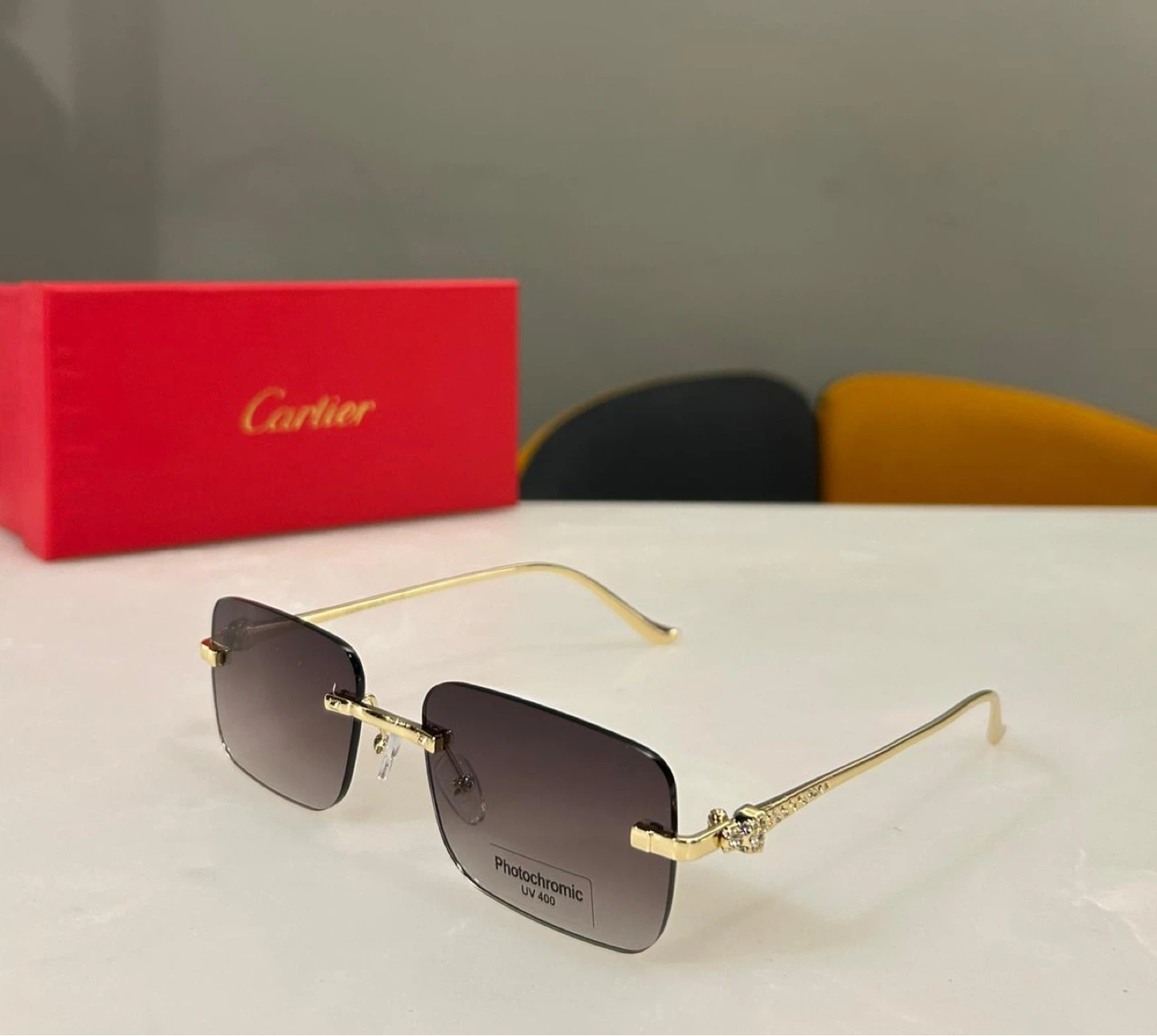 Cartier Rimless Photochromic Sunglasses - photo 3