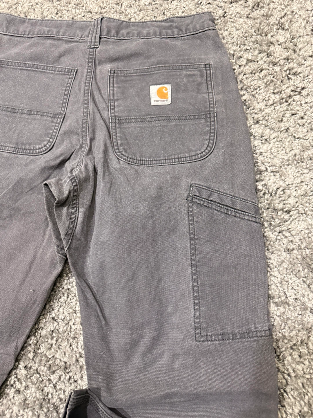 Carhartt Relaxed Fit Carpenter Pants - Grey - 30x32 - photo 3