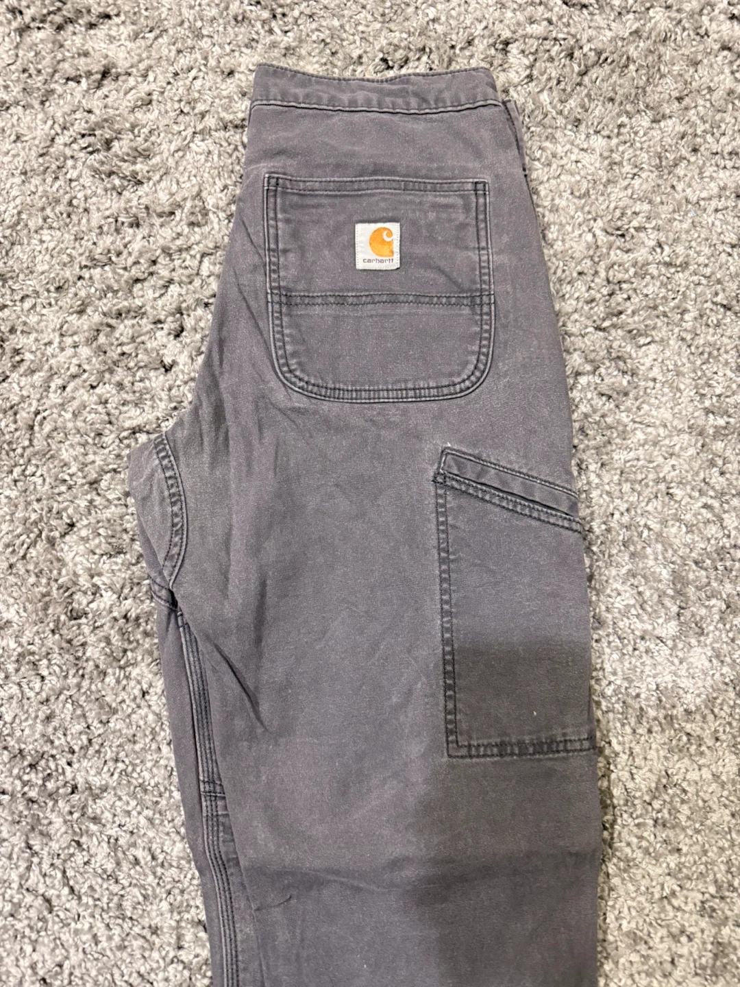 Carhartt Relaxed Fit Carpenter Pants - Grey - 30x32