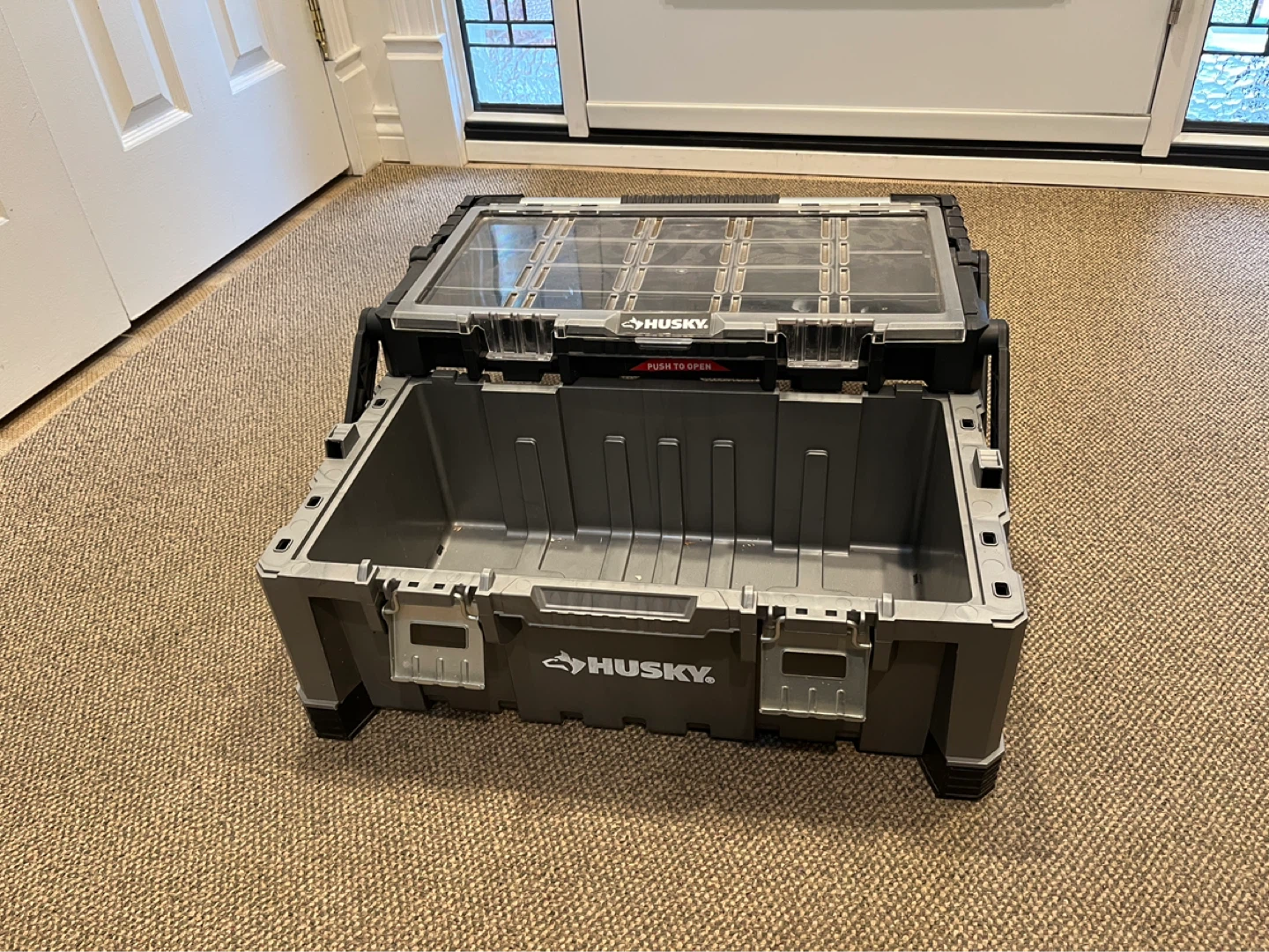 Husky cantilever tool box with storage - photo 3