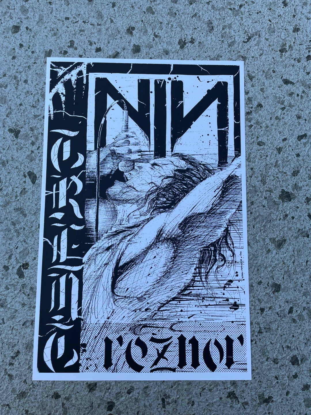 Nine Inch Nails "The Fragile" Poster - photo 2