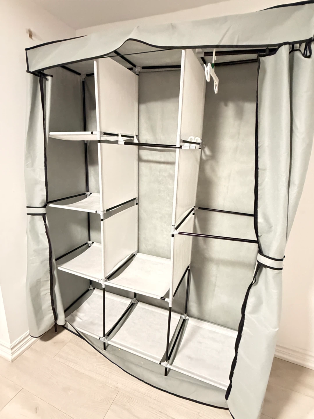 Portable Wardrobe Clothes Storage Organizer - photo 4