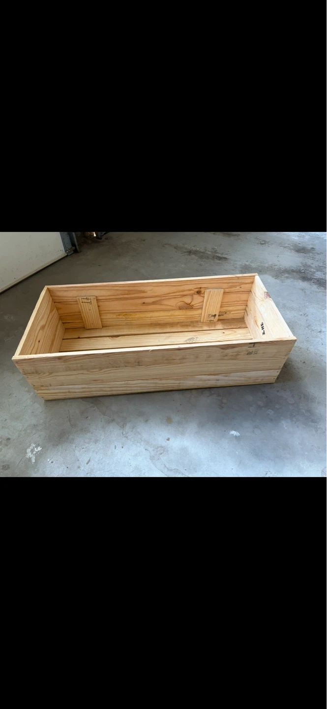 Wooden garden planter box - photo 5