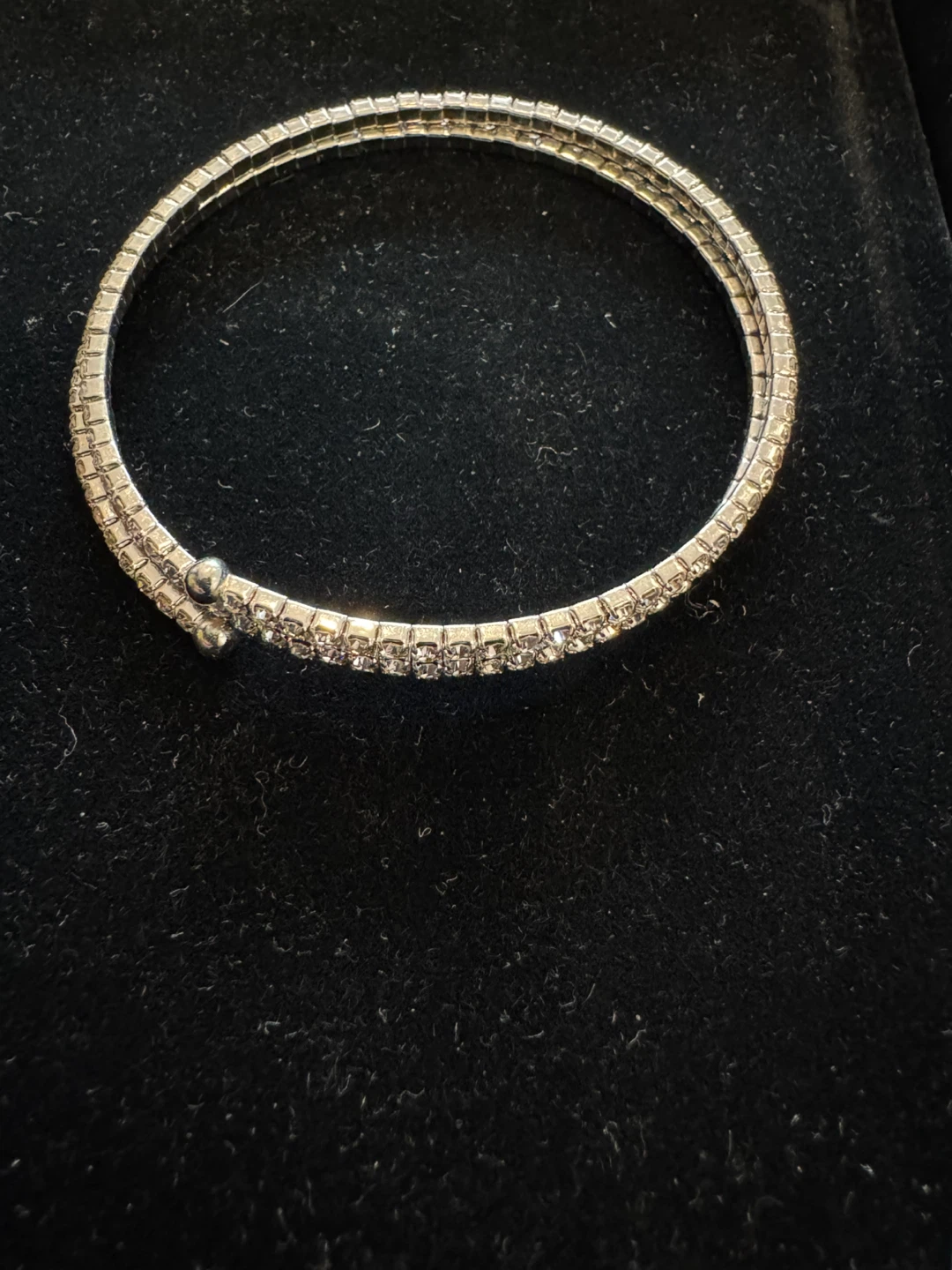 Vintage Rhinestone Necklace and Bracelet Set - photo 3