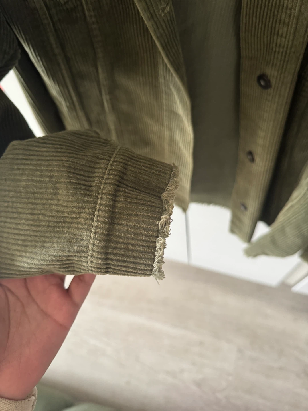 Zara Green Corduroy Jacket Size S - photo 2