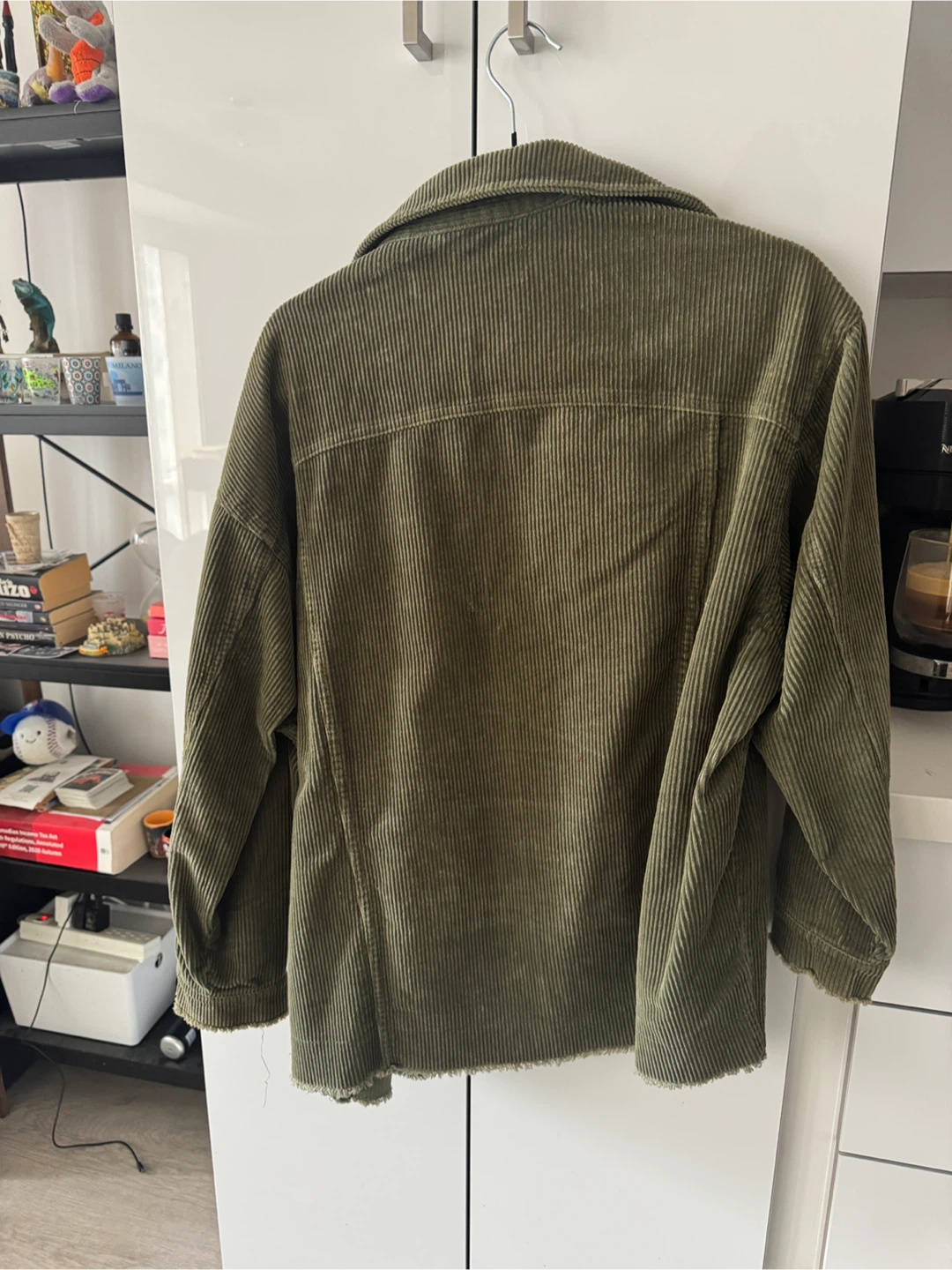 Zara Green Corduroy Jacket Size S - photo 3