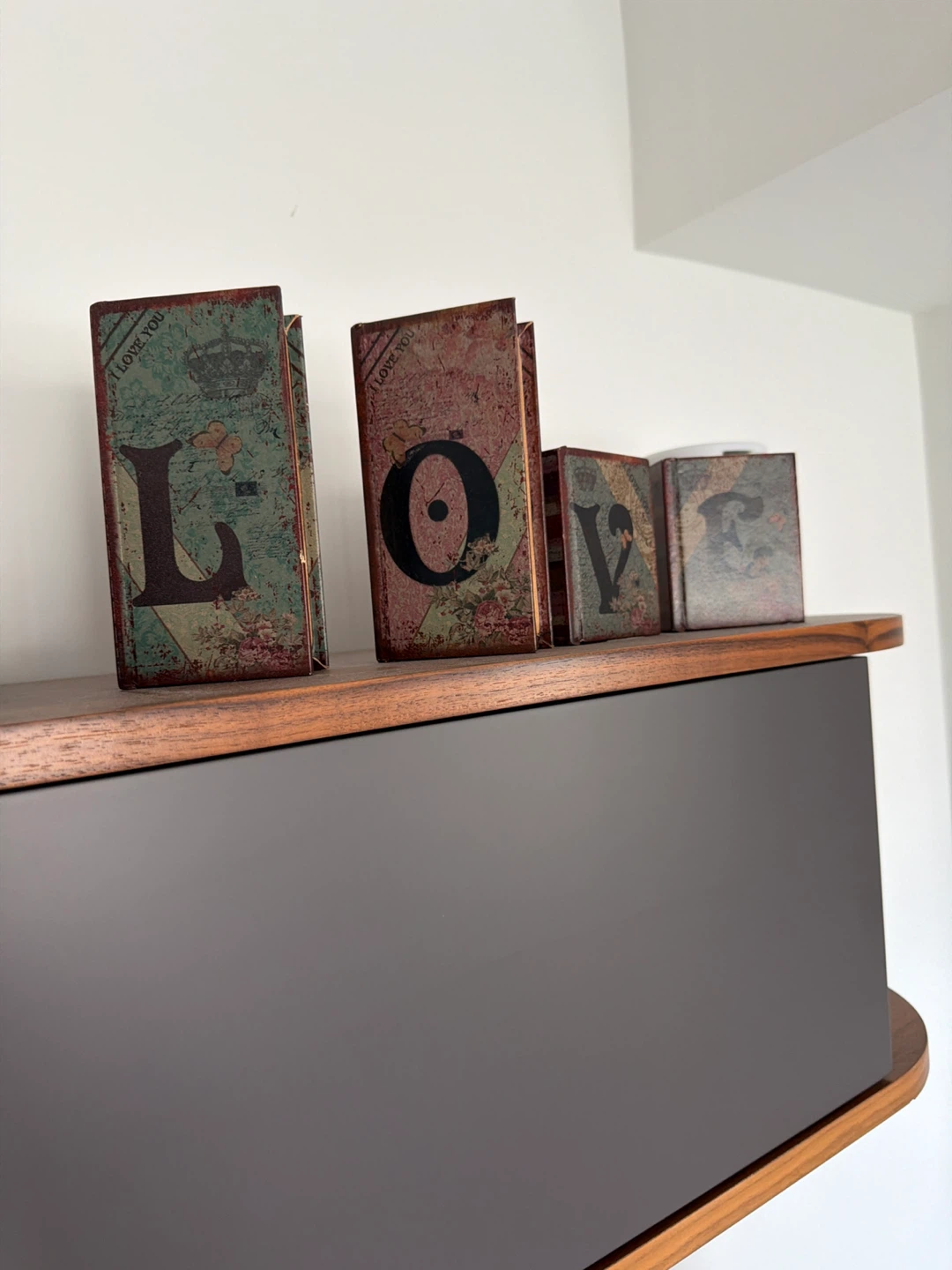 Decorative "LOVE" Book Box Set