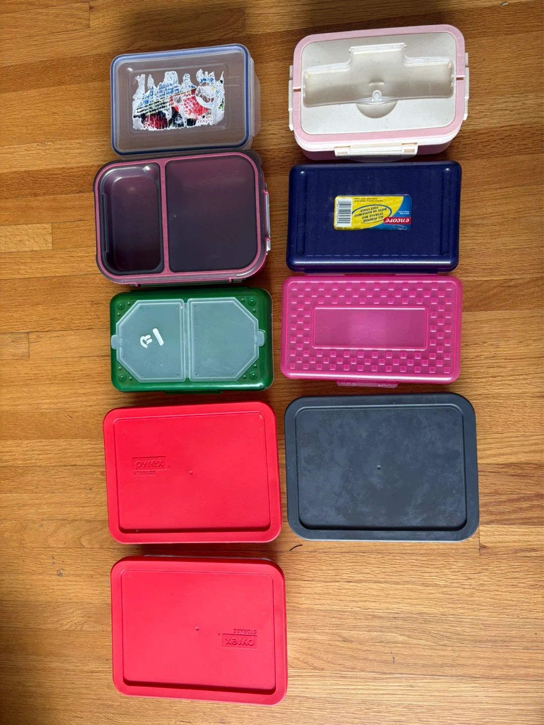 Various Lunch Boxes and Food Storage Containers