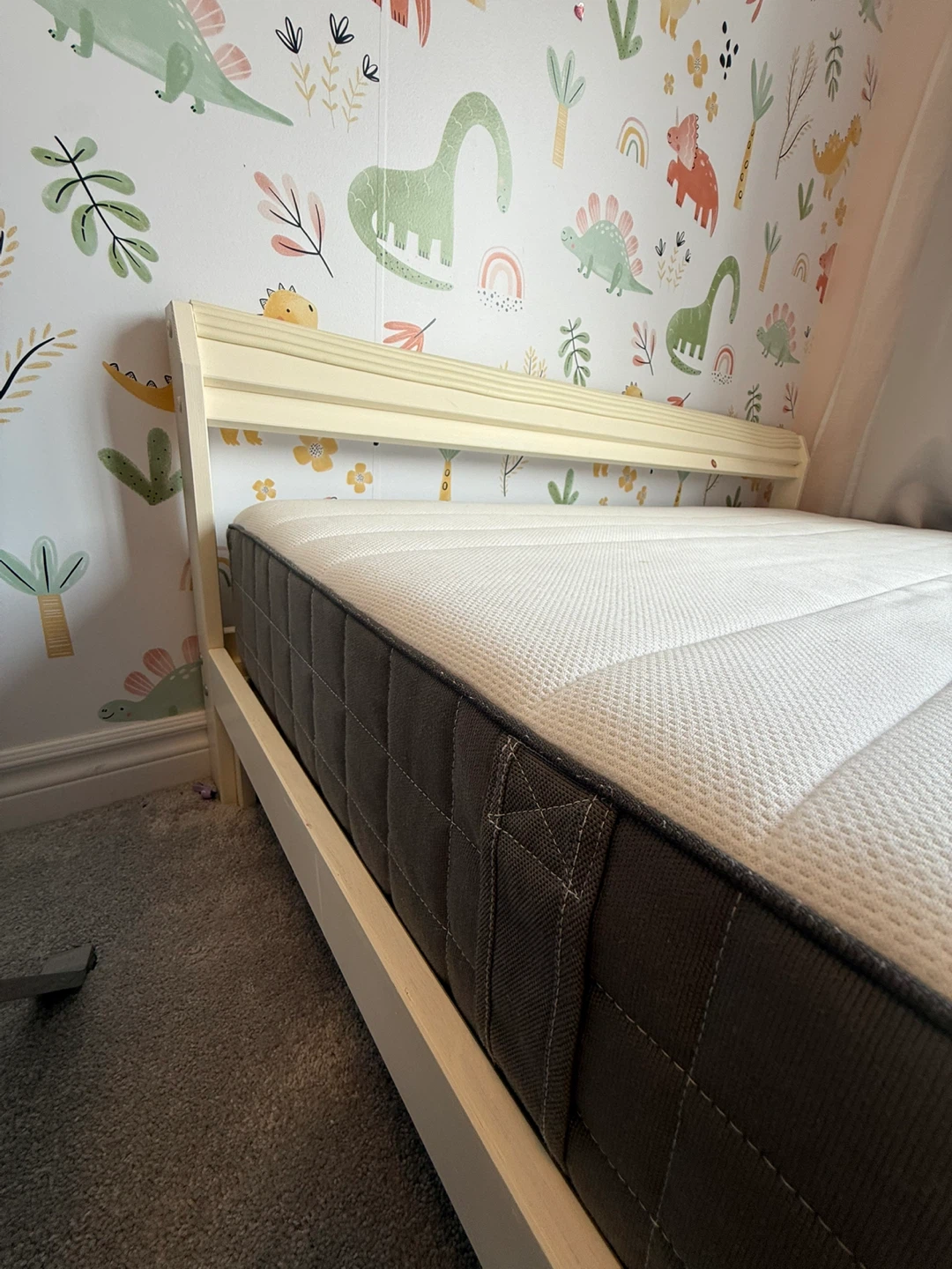 Twin Montessori bed with Mattress - photo 4