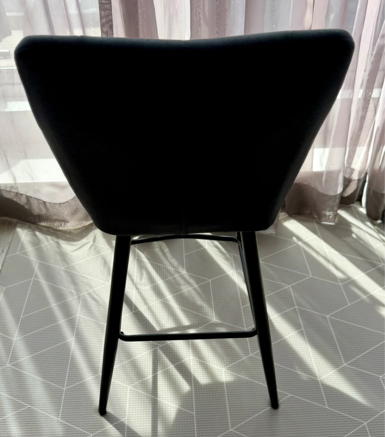 Set of 4 Structube Camila Counter Height Chairs - photo 3