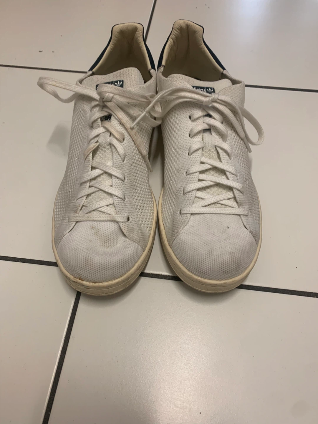 Adidas Stan Smith Knit White Shoes - photo 3
