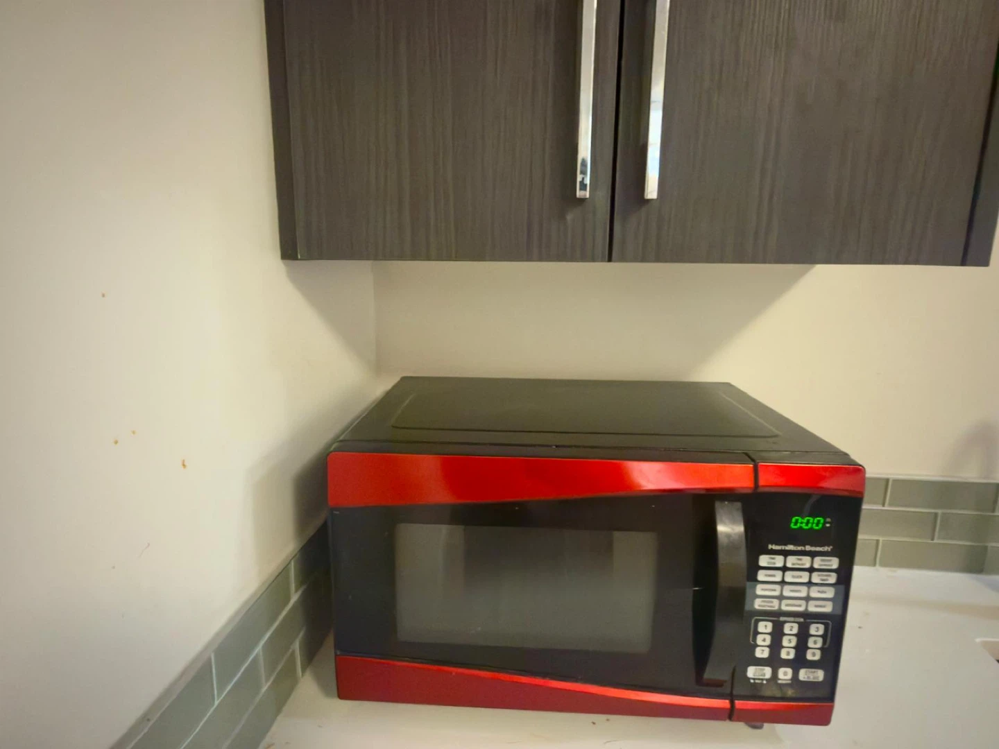 Hamilton Beach Microwave - Red