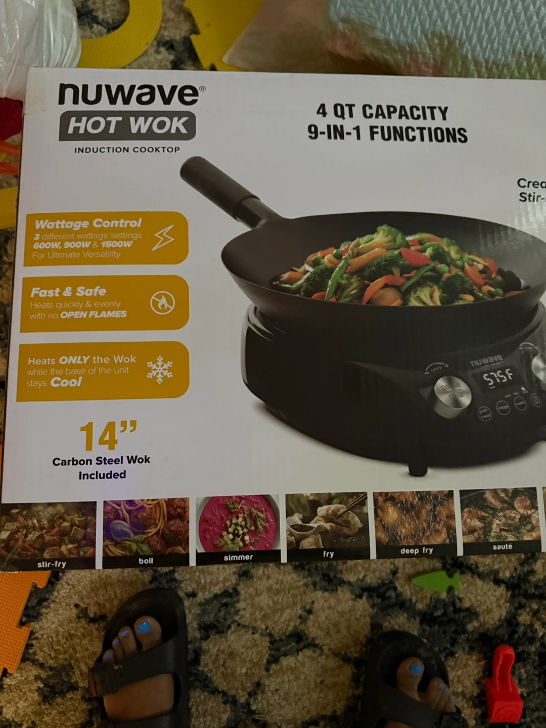 Nuwave Hot Wok Induction Cooktop 4 QT Capacity - photo 2