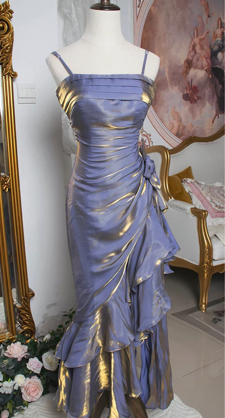 Lavender Fish tail Prom dress - photo 2