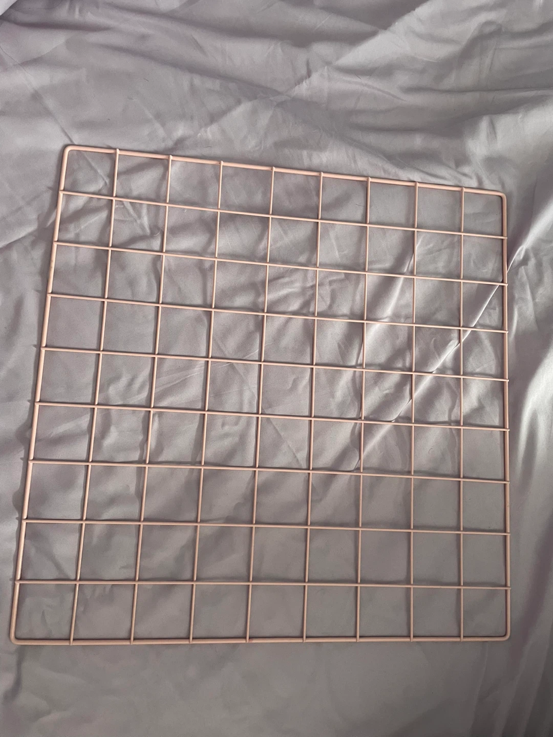 Pink Grid Wall Display Organizer