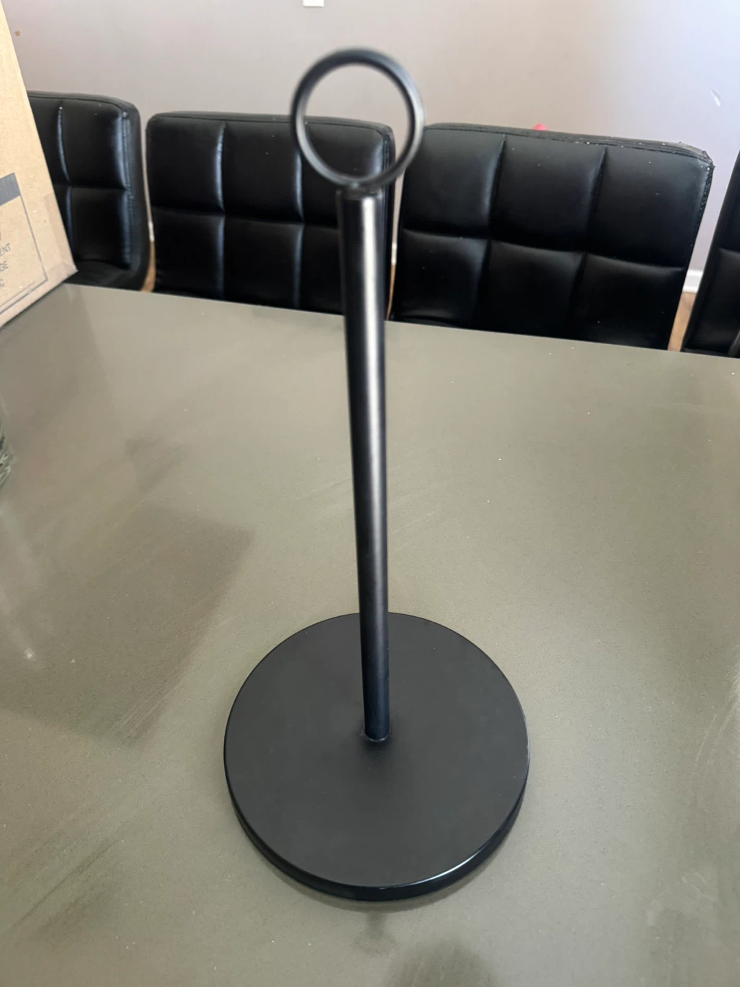 Black Utensil Holder with Ring Top Paper Towel Holder - photo 2