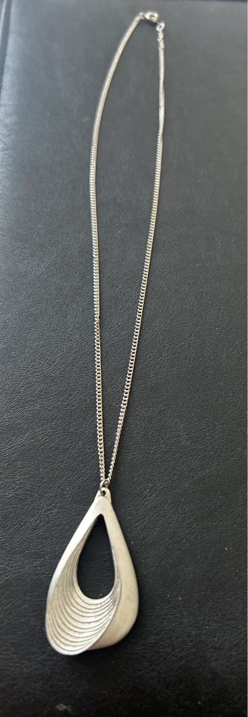 Pewter Pendant & Necklace