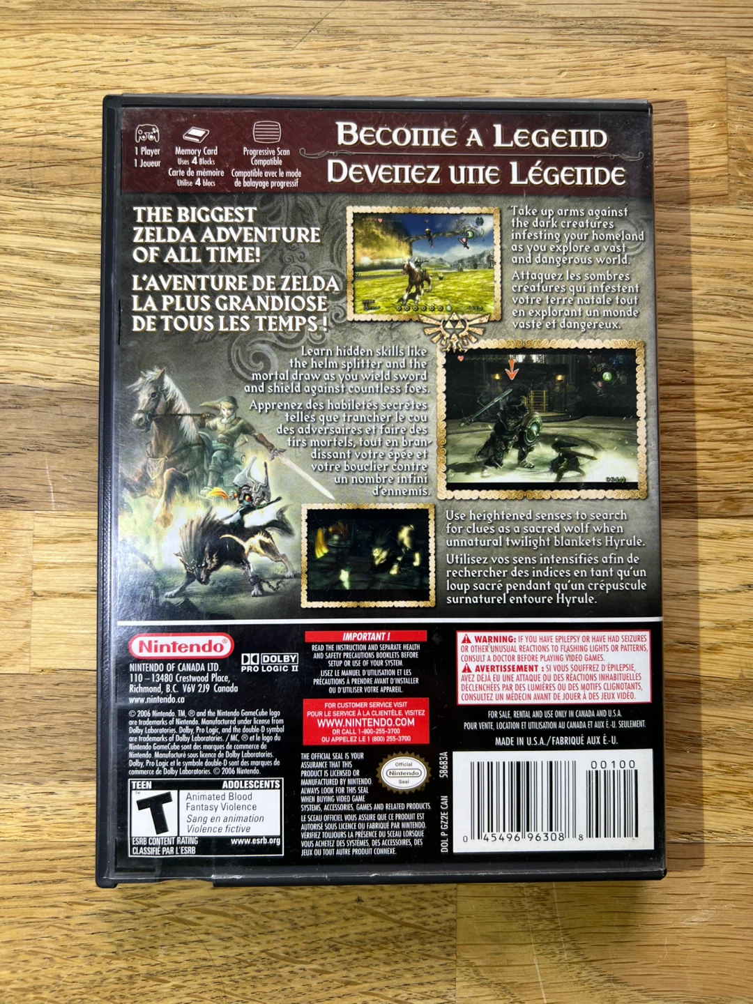 Legend of Zelda: Twilight Princess Nintendo GameCube - photo 3