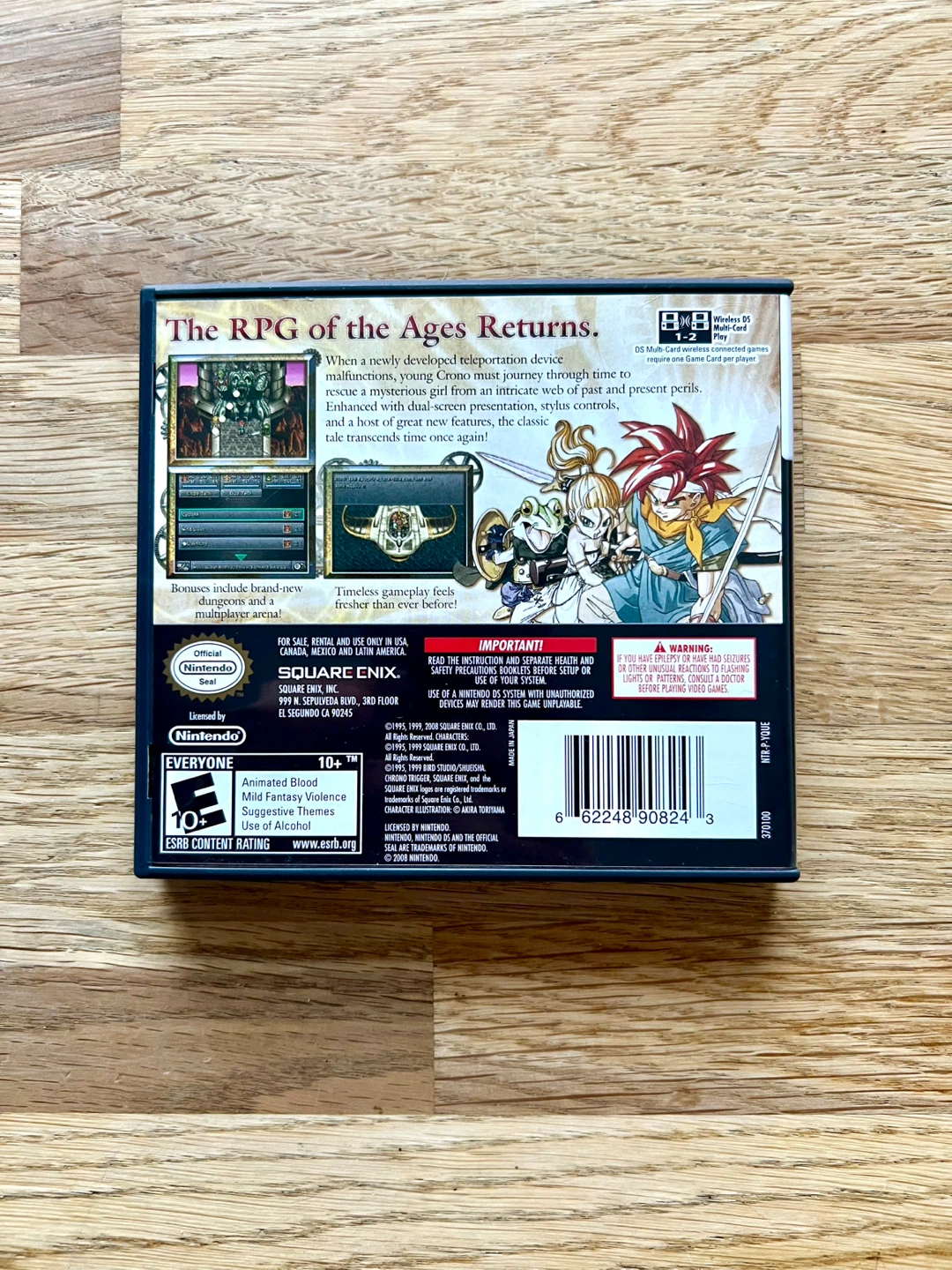 Chrono Trigger Complete Nintendo DS | Legit & Tested - photo 3