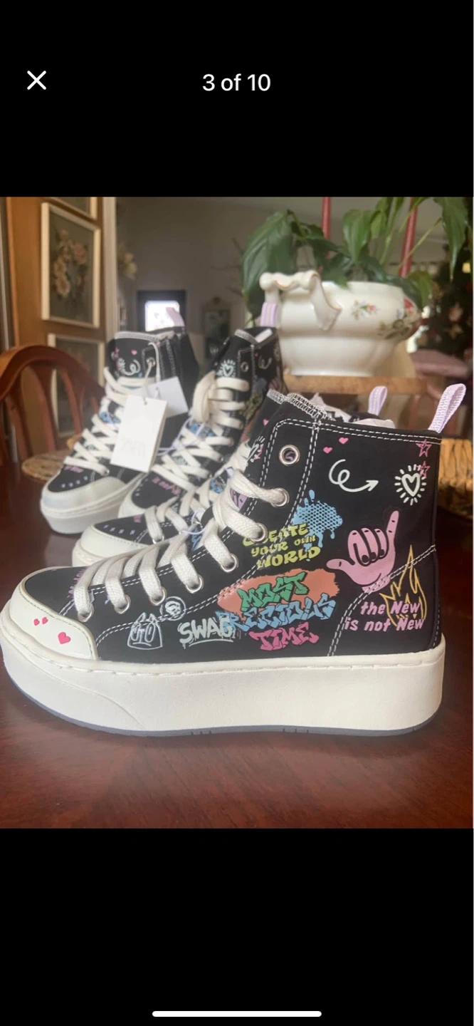 KIDS ZARA High Top Sneakers (1+2 ) - photo 2