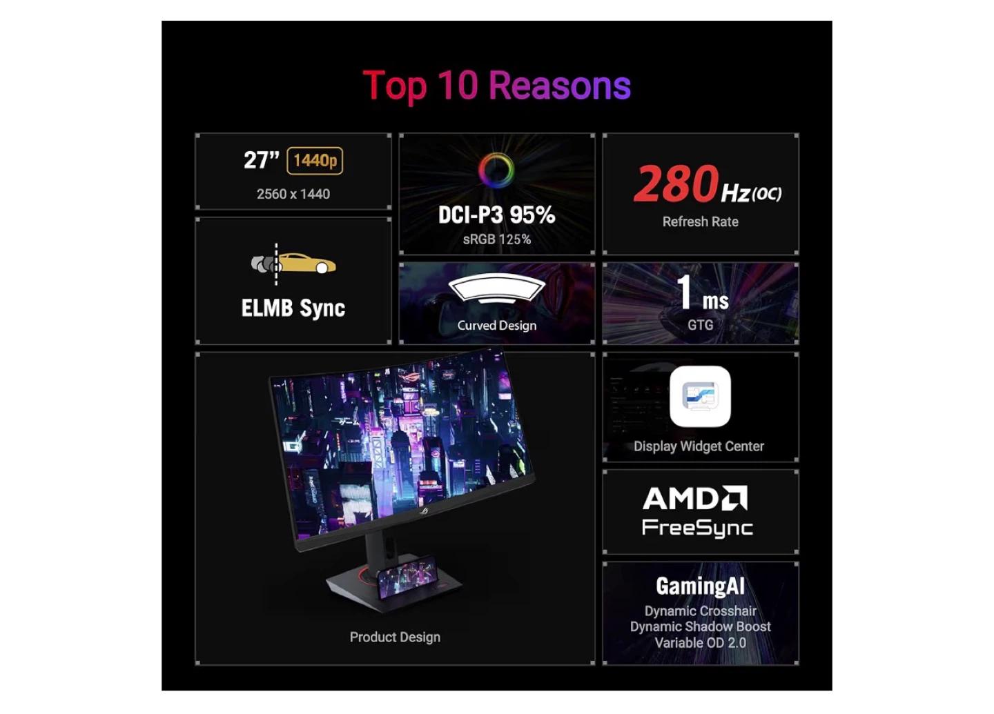 ASUS ROG Strix 27” Curved Gaming Monitor