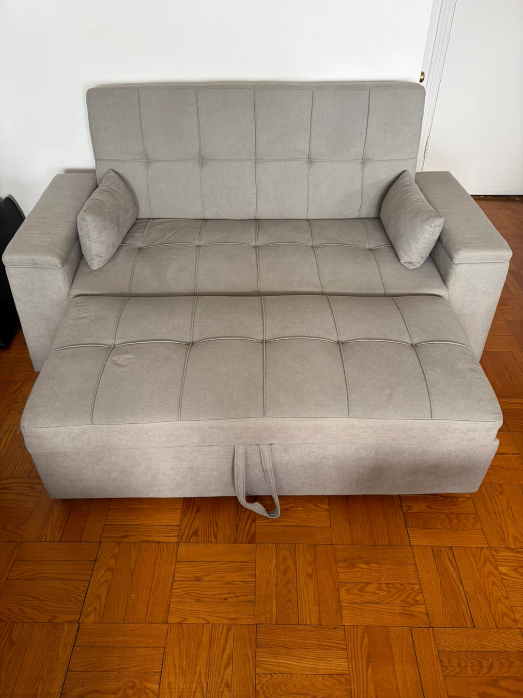 Gray Love Seat Futon for sale - like new - photo 5