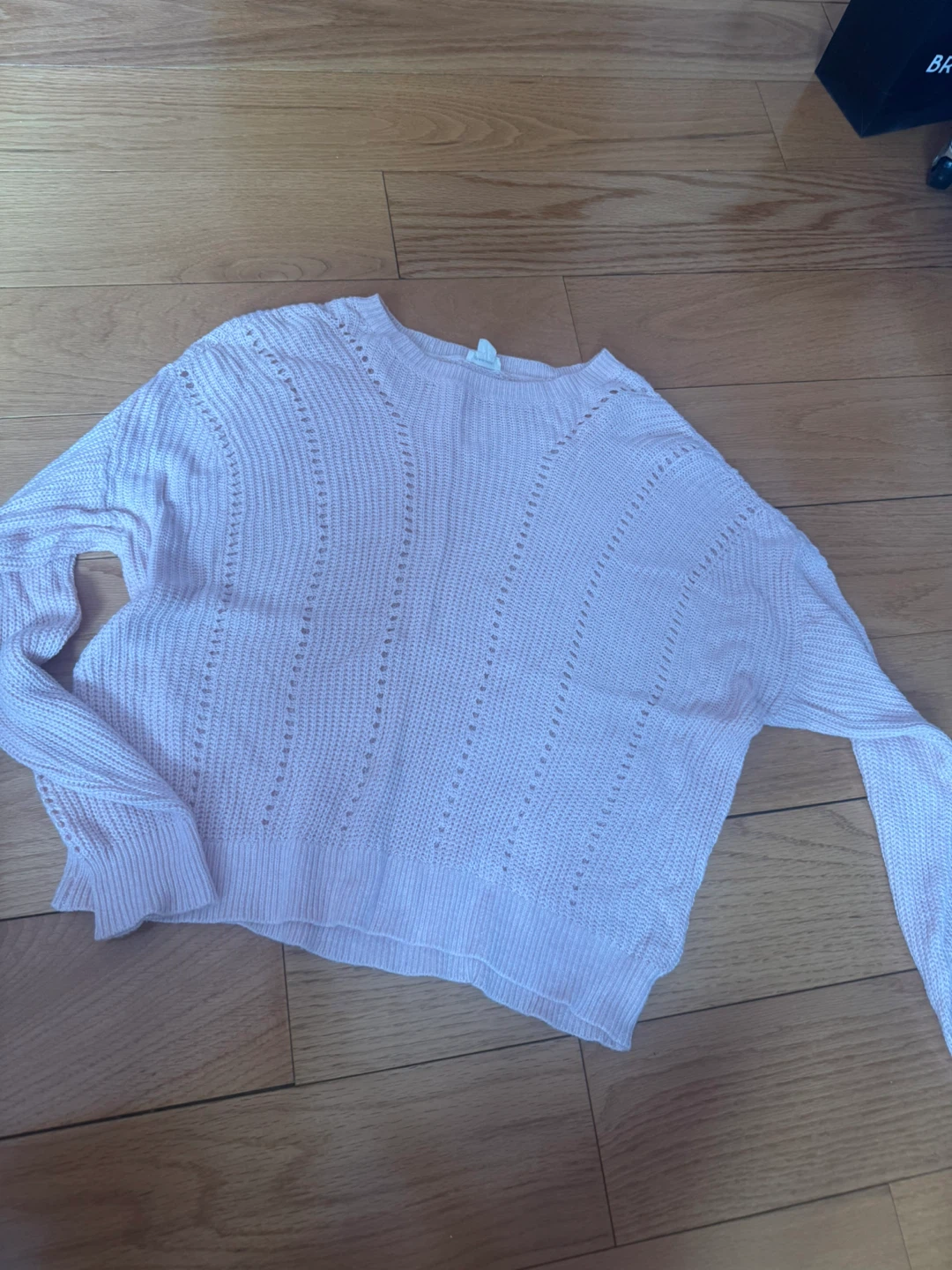 Garage Pink Knit Sweater Size TP/XS