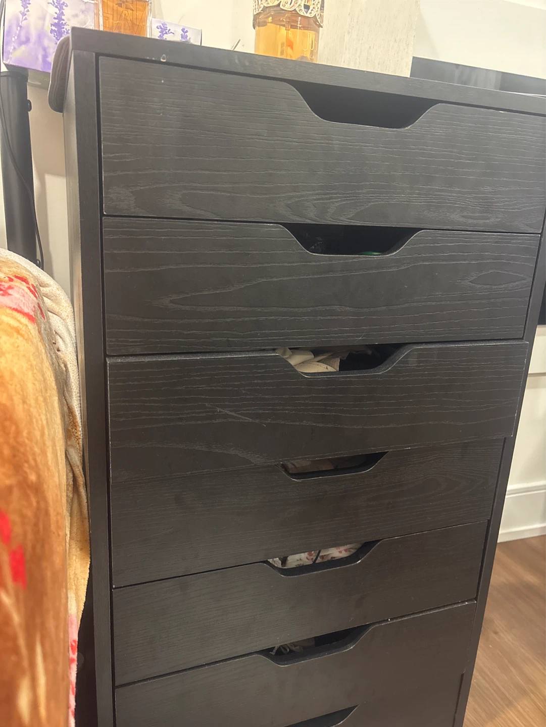 Black 6-Drawer Alex Dresser